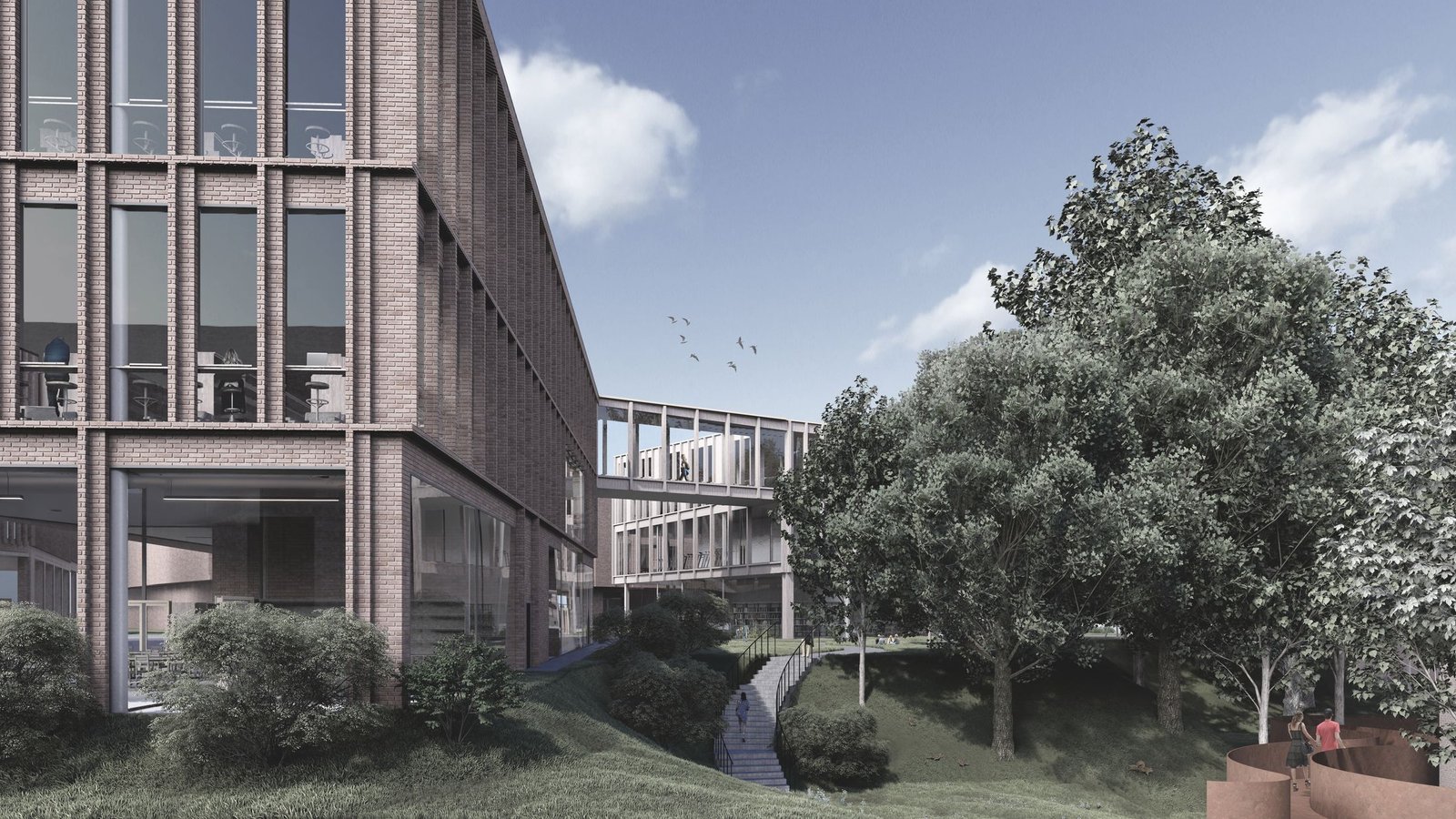 Bendruomenės centro ir bibliotekos projektas prie Šv. Stepono bažnyčios, Vilnius.